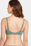 Rosaline Everyday Double Layered Non Wired 3/4th Coverage T-Shirt Bra - Dark Ivy — thumbnail 2